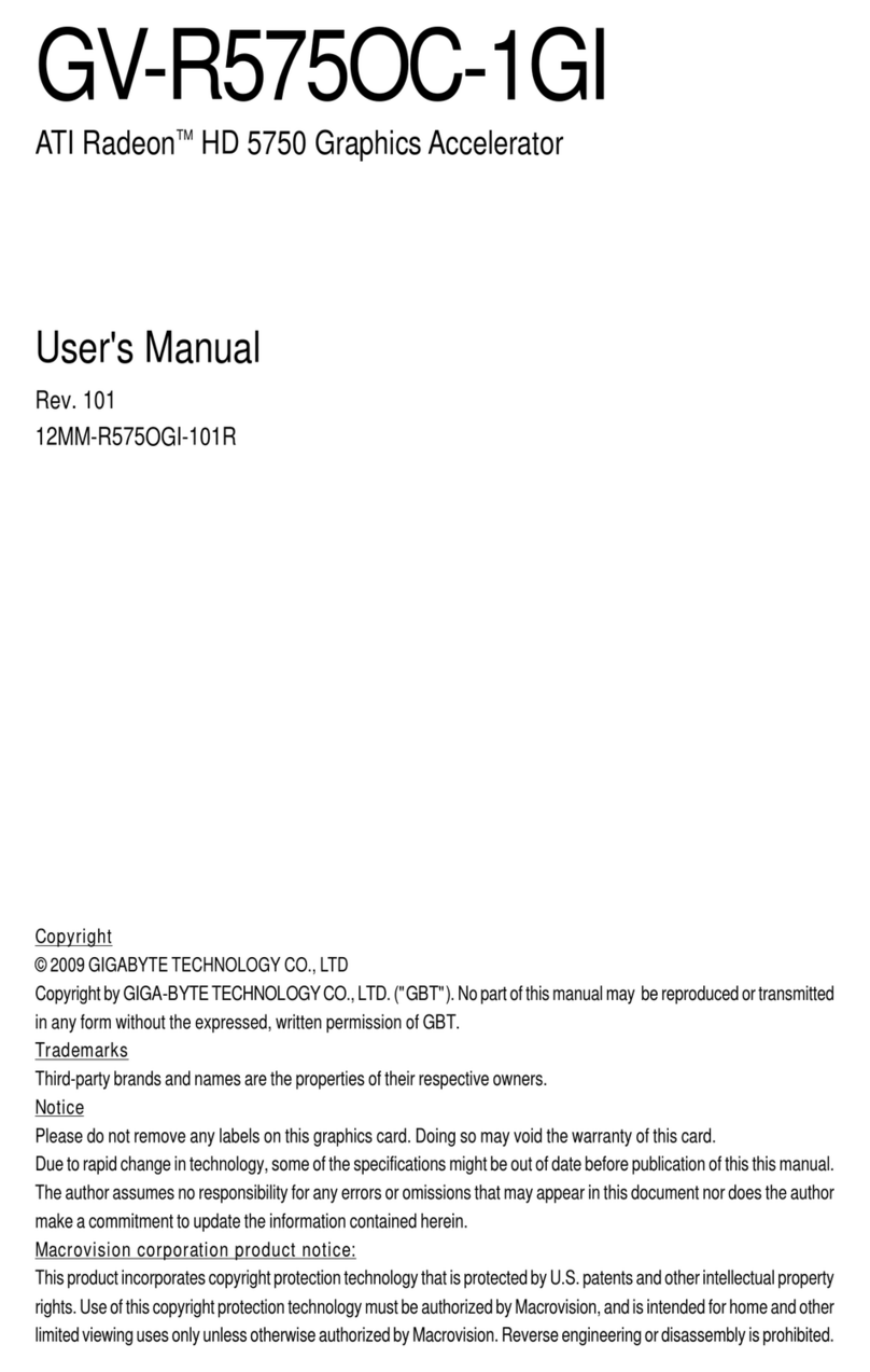 Gigabyte GV-R575OC-1GI User manual