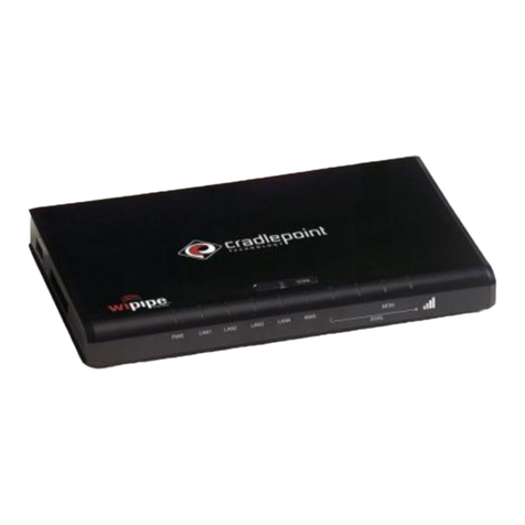 Cradlepoint MBR800 Quick setup guide