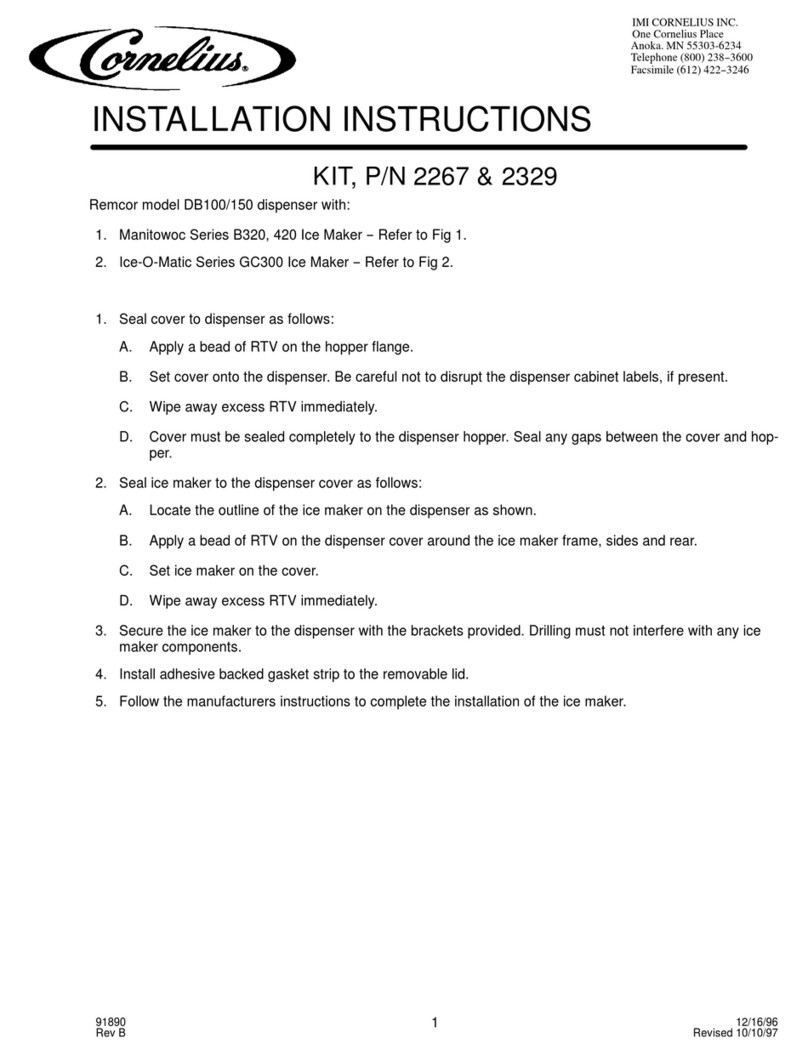 Cornelius 2267 installation instructions