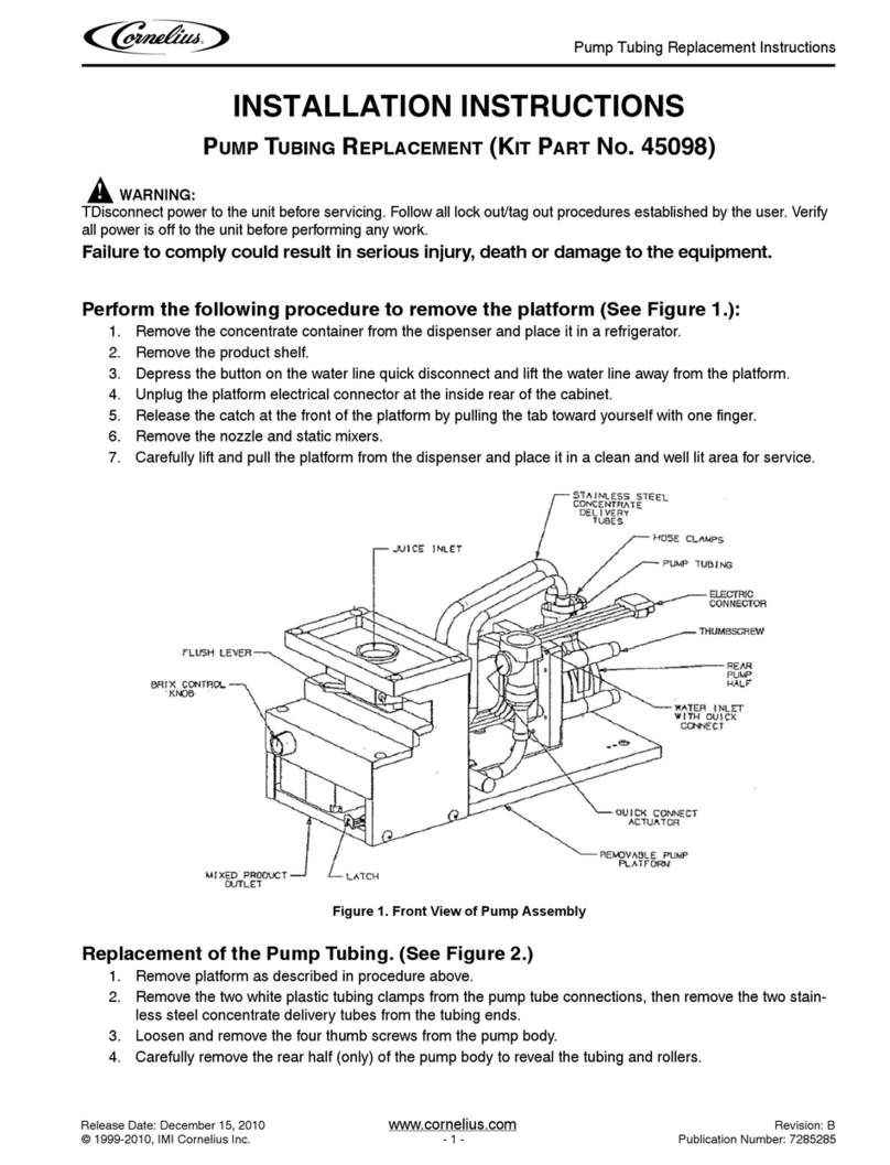 Cornelius 45098 installation instructions