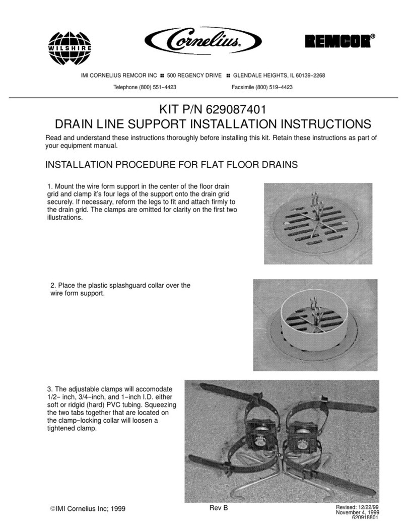 Cornelius 629087401 installation instructions