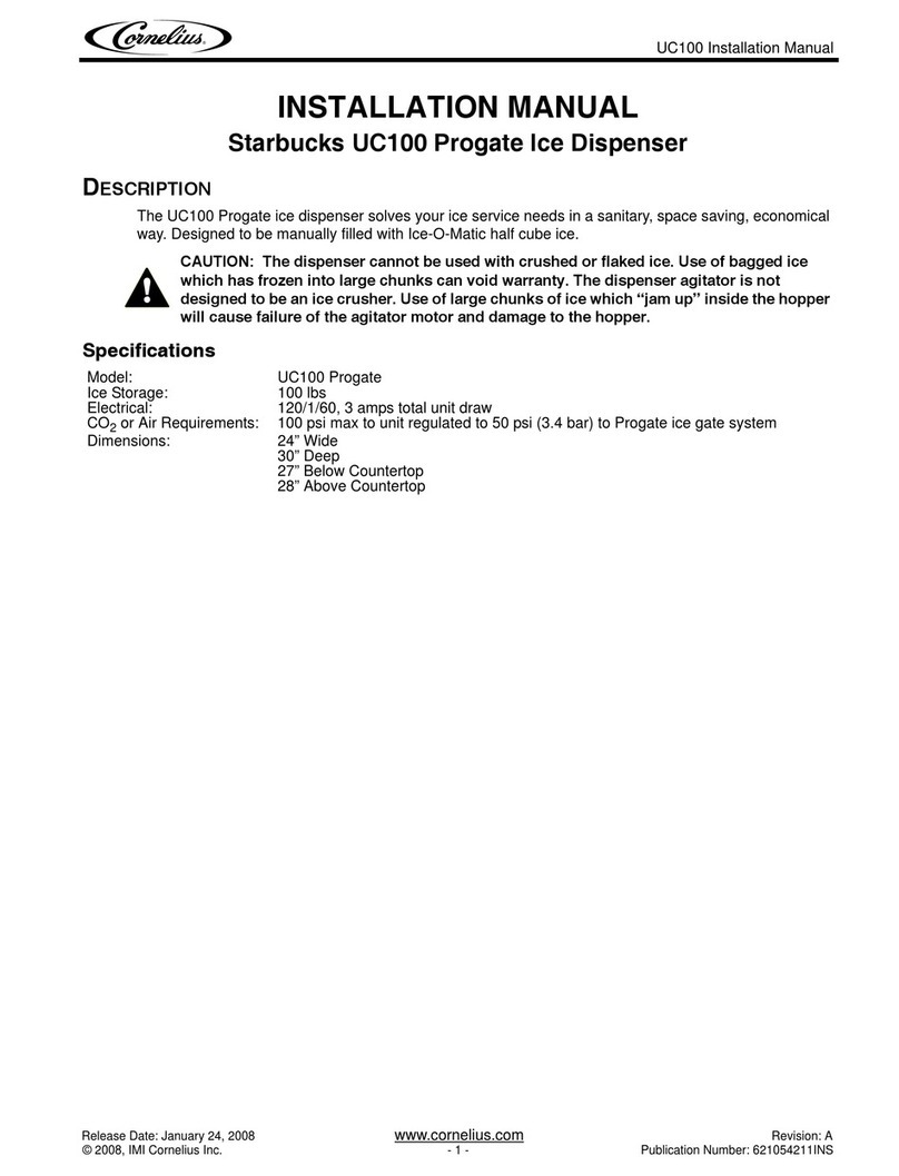 Cornelius Starbucks UC100 User manual