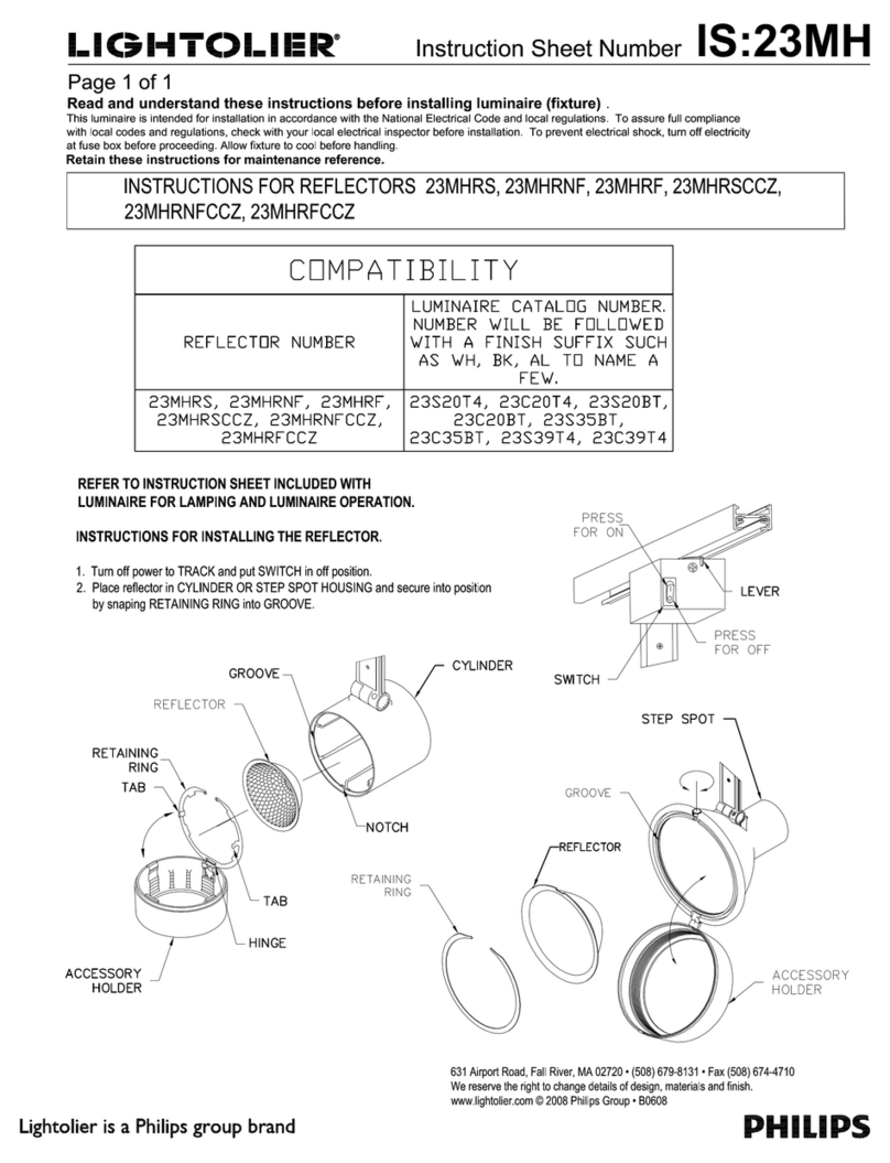Philips 23MHRS manual