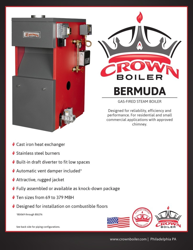 Crown Boiler BERMUDA BSI069 specification Crown Boiler BERMUDA BSI069 specification