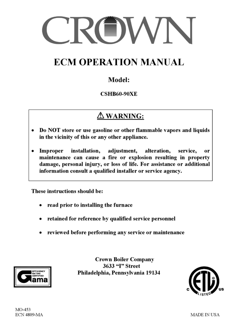Crown CSHB60-90XE Operation manual
