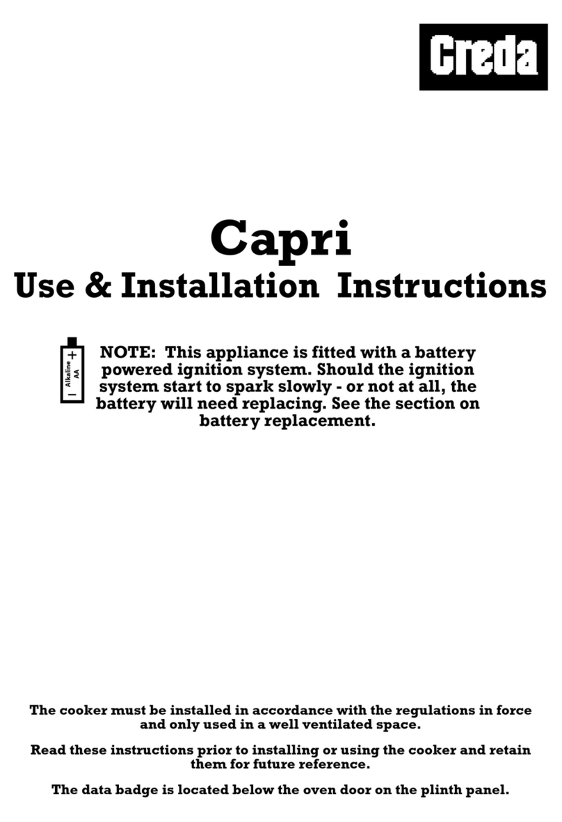 Creda Capri Technical manual