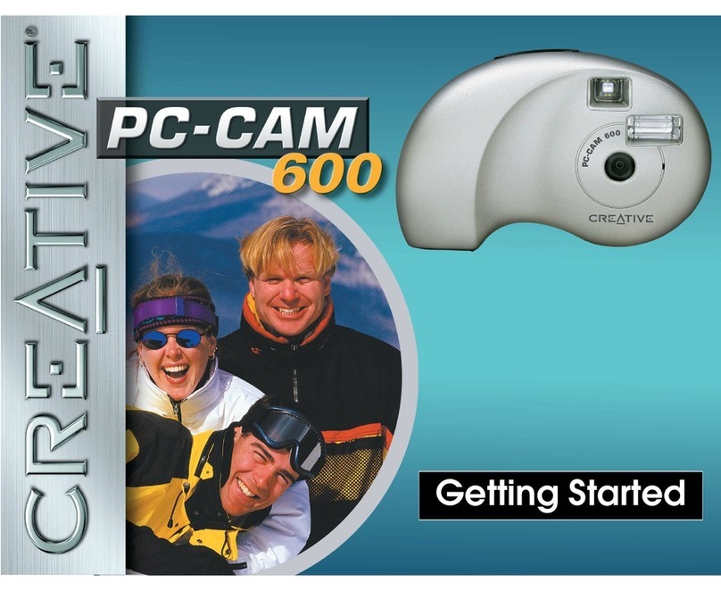 Creative PC-CAM 600 User manual