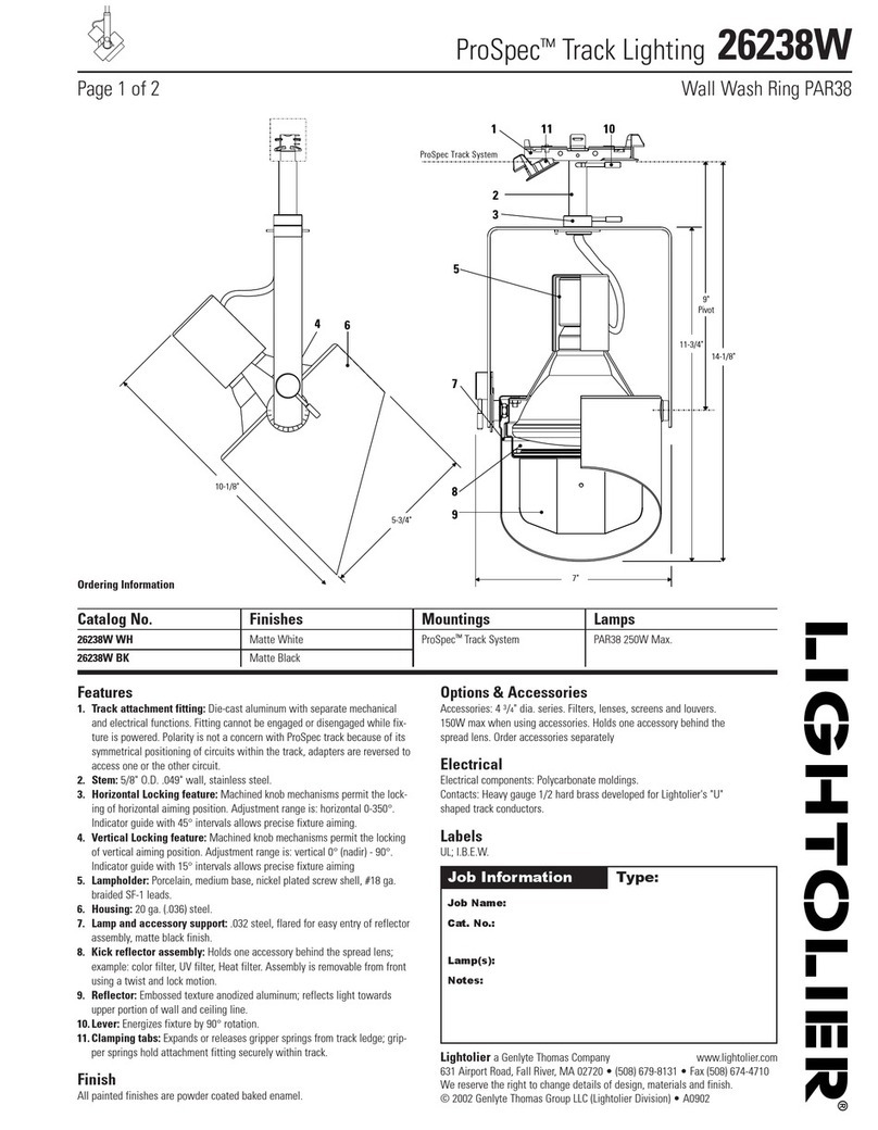 Lightolier ProSpec 26238W specification