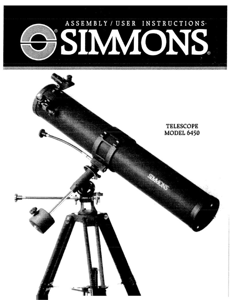Simmons 6450 Assembly and Assembly and user instructions