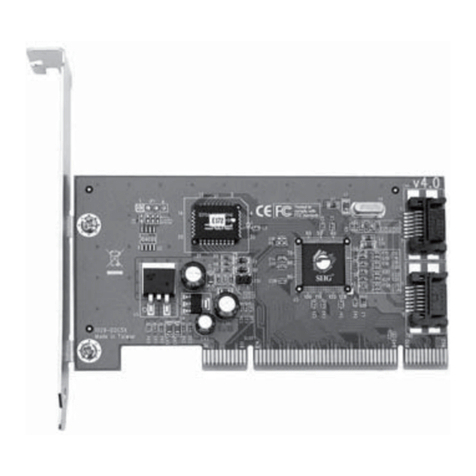 SIIG Serial ATA PCI User manual
