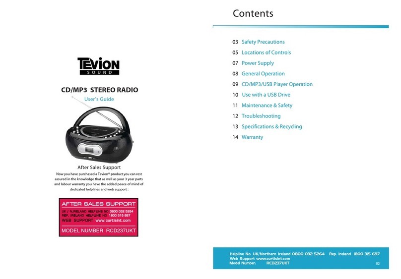 Tevion RCD237UKT user guide