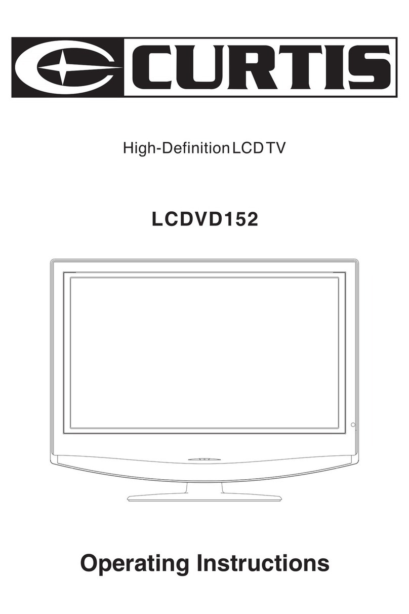 Curtis LCDVD152 operating instructions