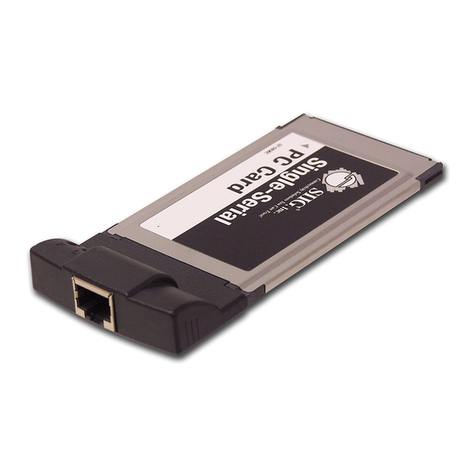 SIIG Single-Serial PC Card User manual