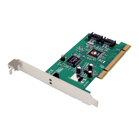 SIIG SATA II-150 PCI Quick installation guide