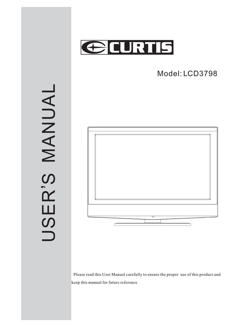 Curtis LCD3798 User manual Curtis LCD3798 User manual