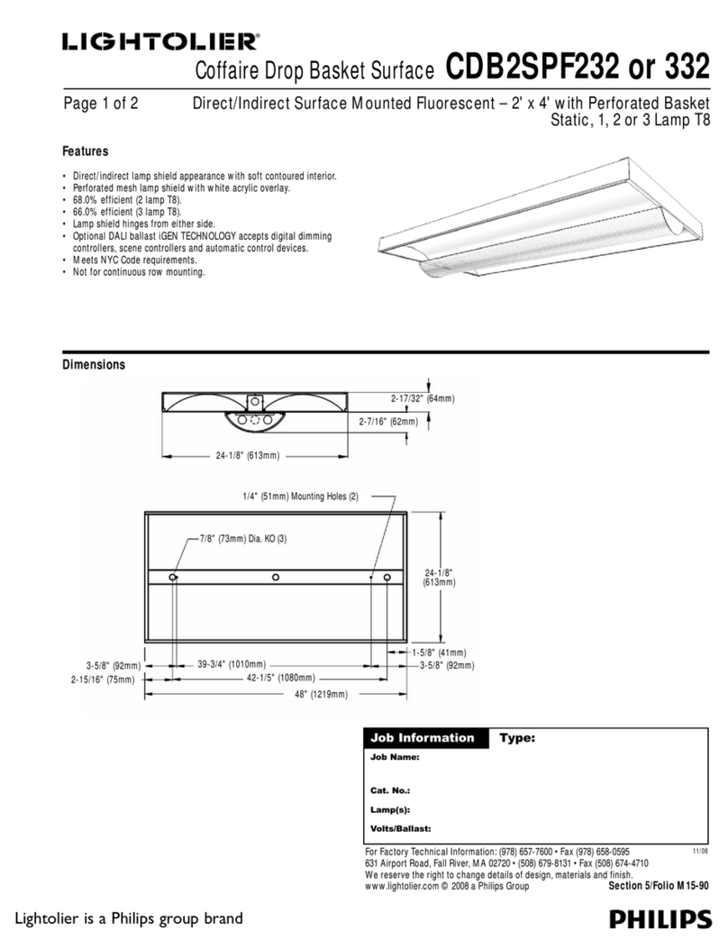 Lightolier CDB2SPF232 specification