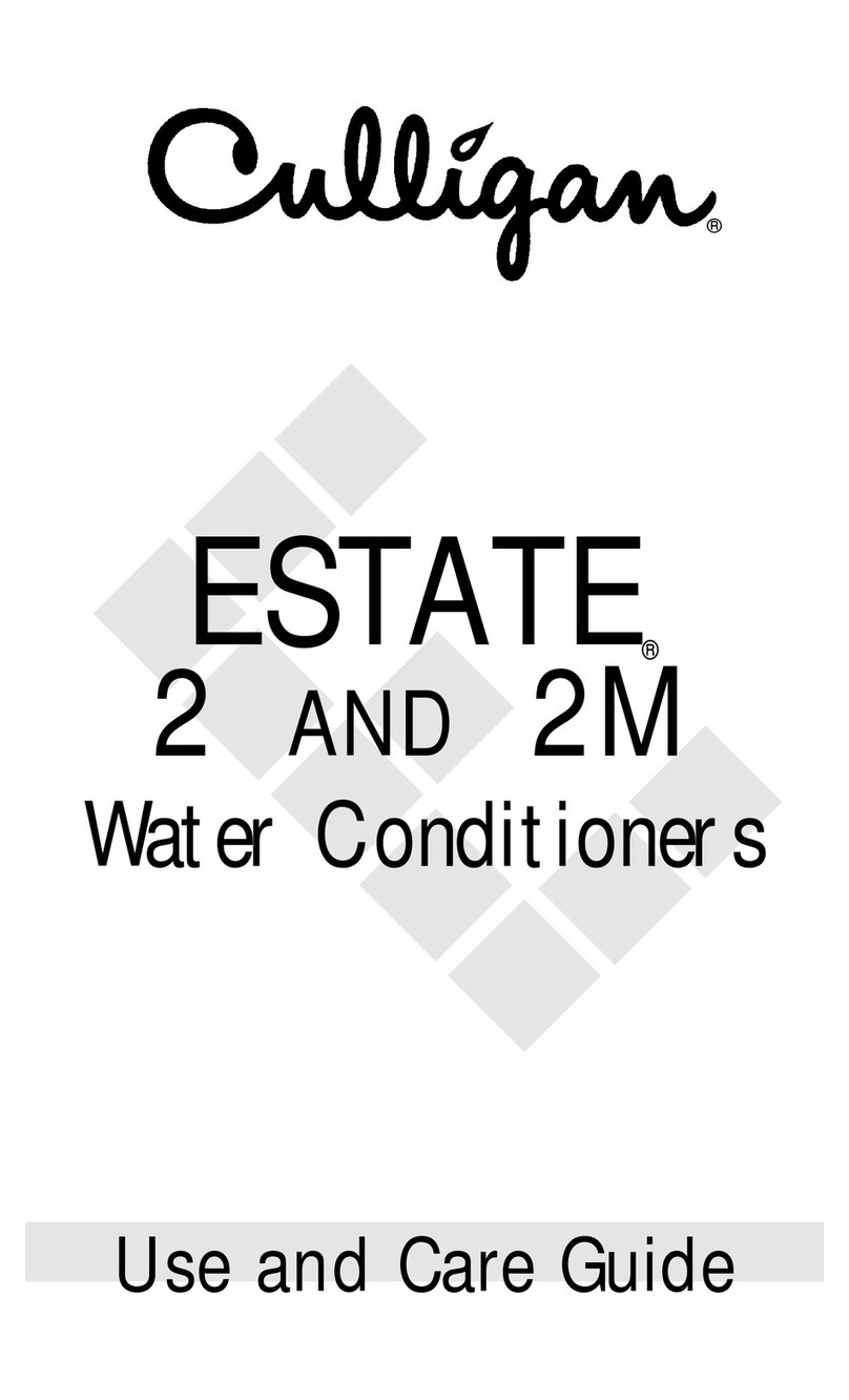 Culligan ESTATE 2M Use and care guide