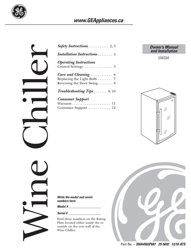 mabe GWS04 and Owner's manual and installation guide