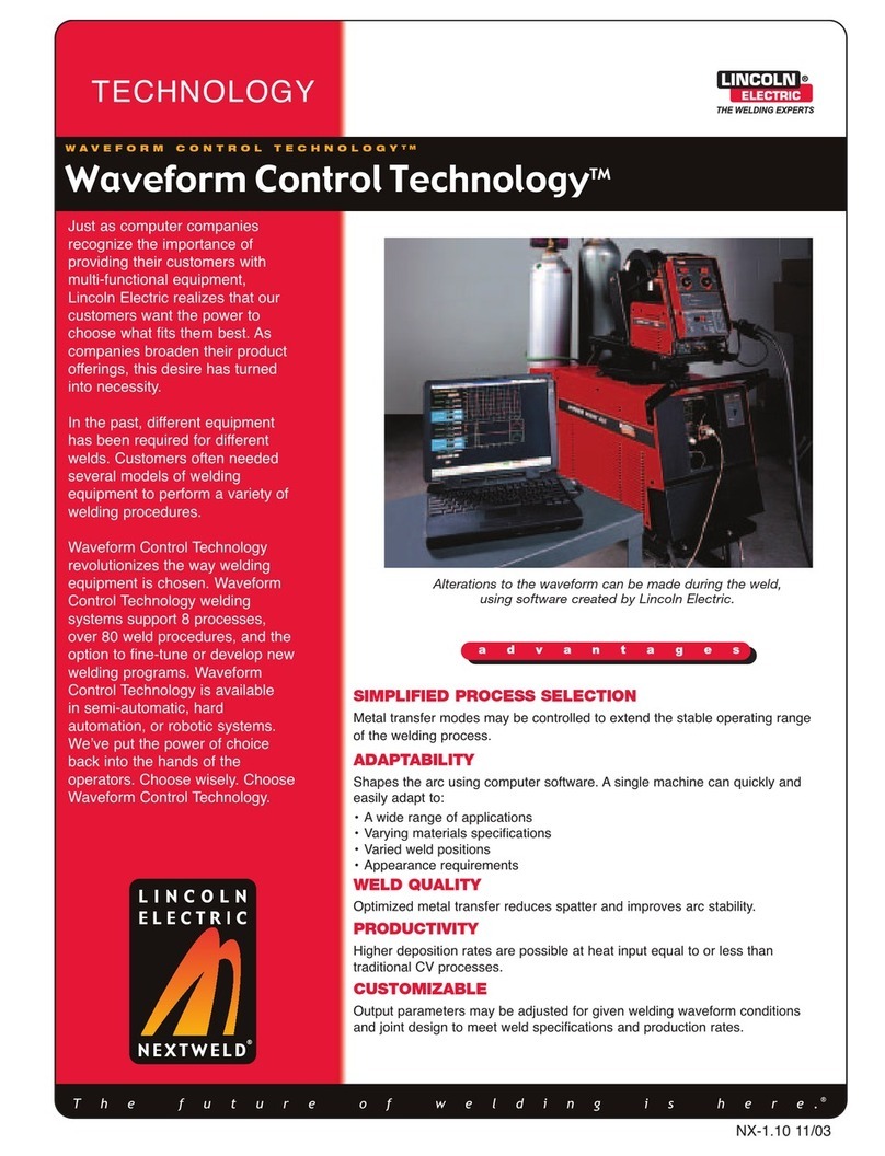 Lincoln Electric POWER WAVE STT manual