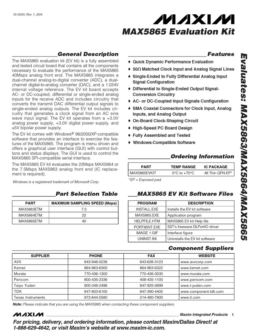 Maxim MAX5865 manual