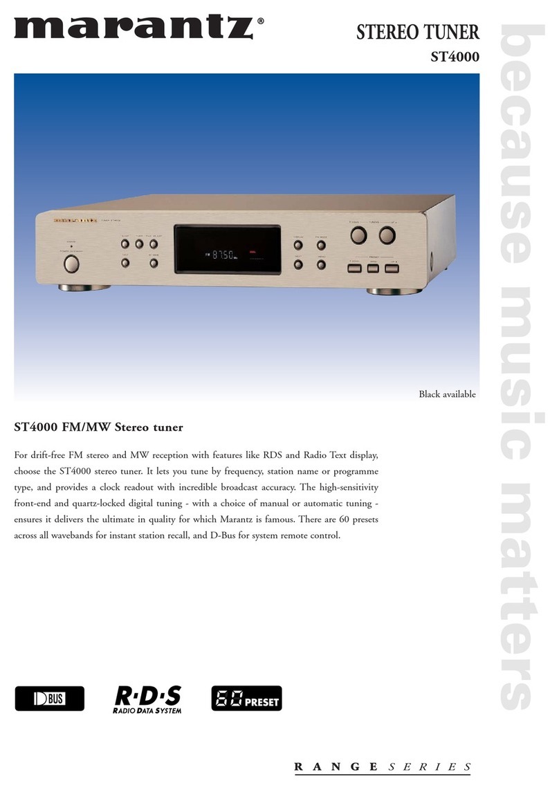 Marantz ST4000 User manual