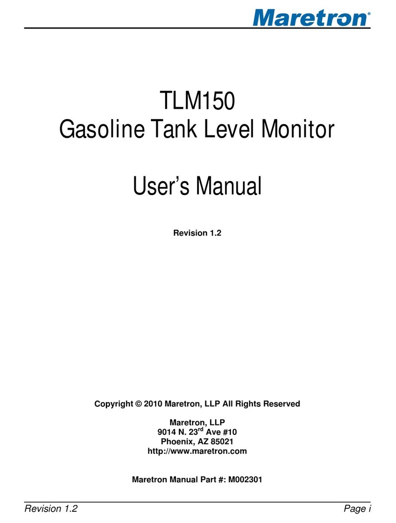 Maretron TLM150 user manual