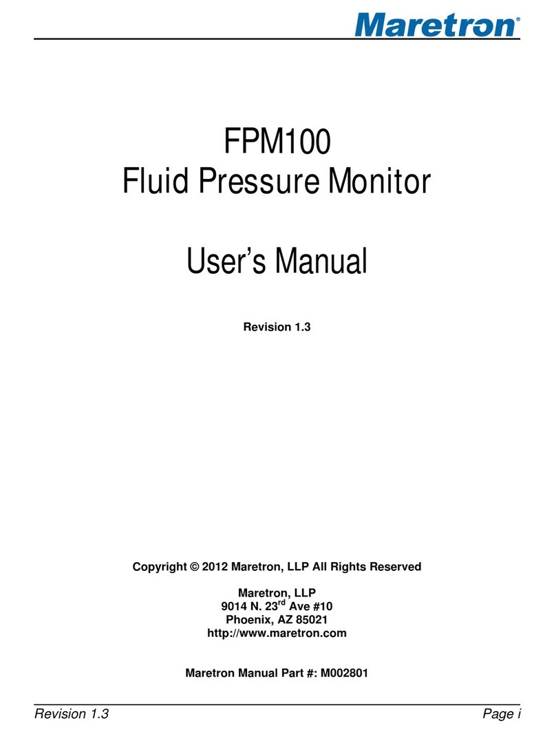 Maretron FPM100 User manual Maretron FPM100 User manual