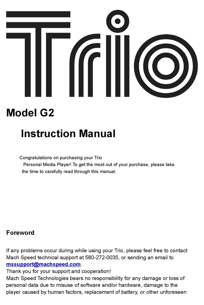 Trio Stealth G2 instruction manual