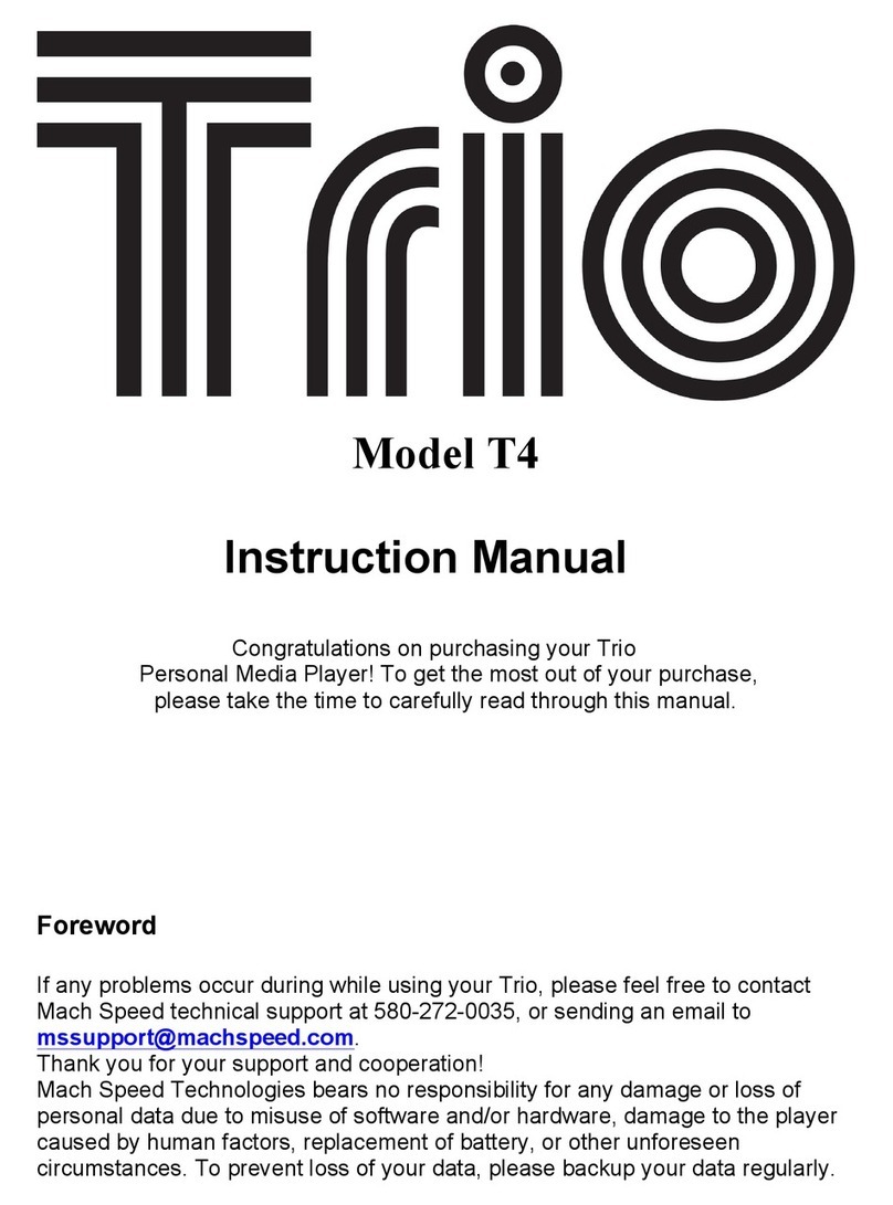 Trio Trio T4 User manual