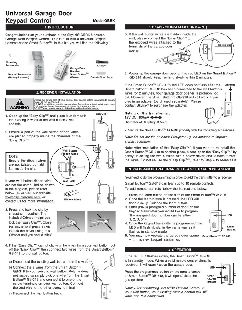 SkyLink GBRK Guide manual