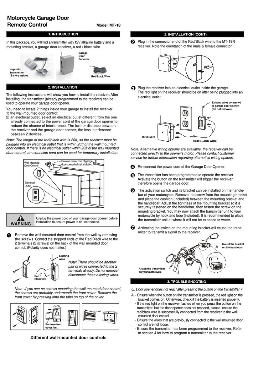 SkyLink MT-18 user manual