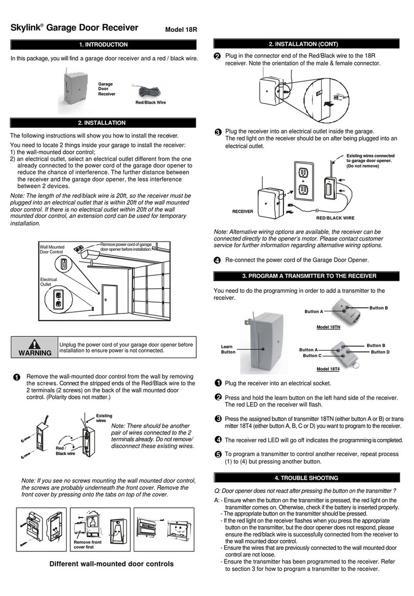 SkyLink 18R user manual