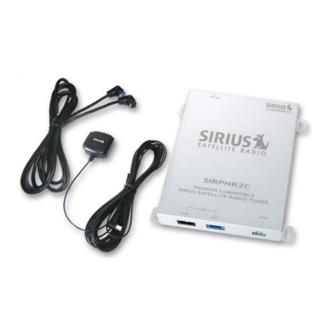 Sirius Satellite Radio SIRPNR2C installation guide