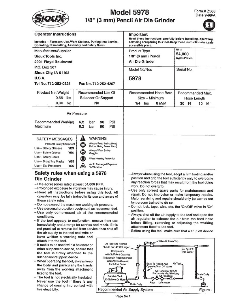 Sioux Tools 5978 Specifications