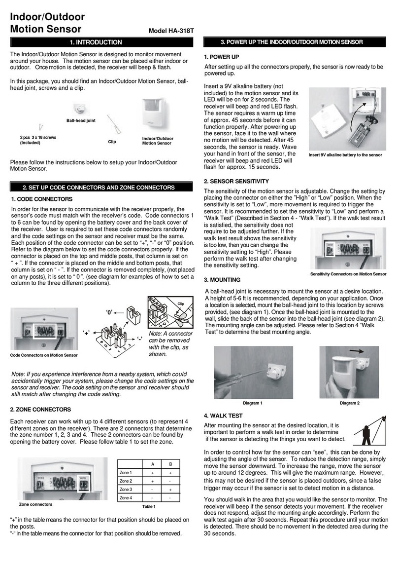 SkyLink HA-318T Guide manual