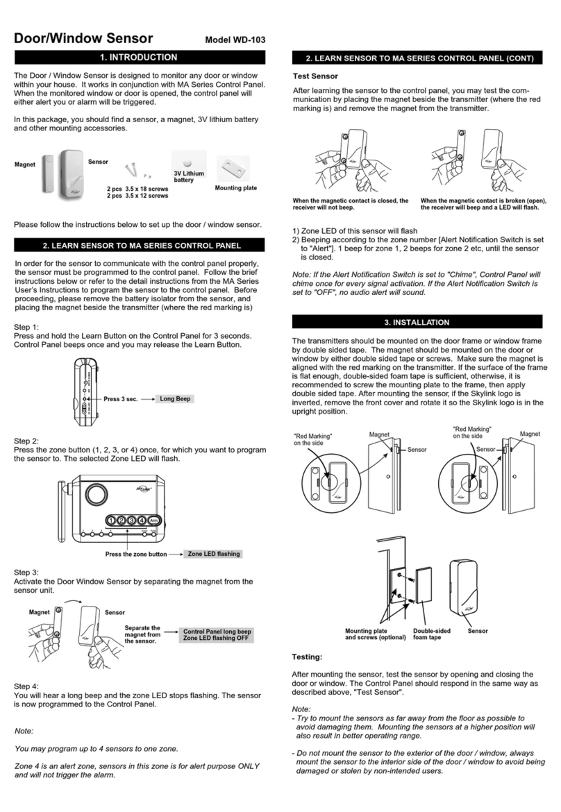 SkyLink WD-103 Guide User manual