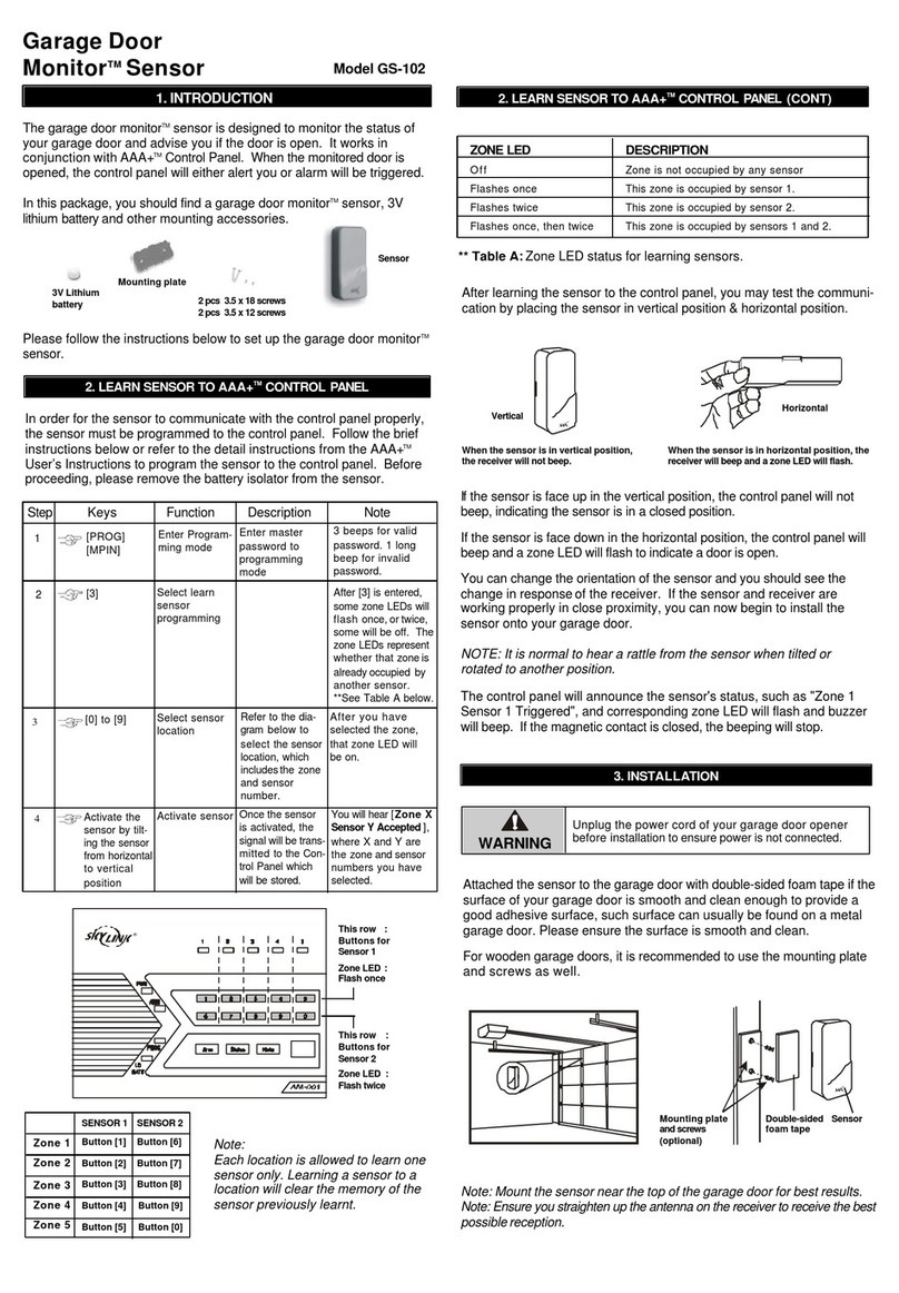 SkyLink Monitor GS-102 Guide User manual SkyLink Monitor GS-102 Guide User manual