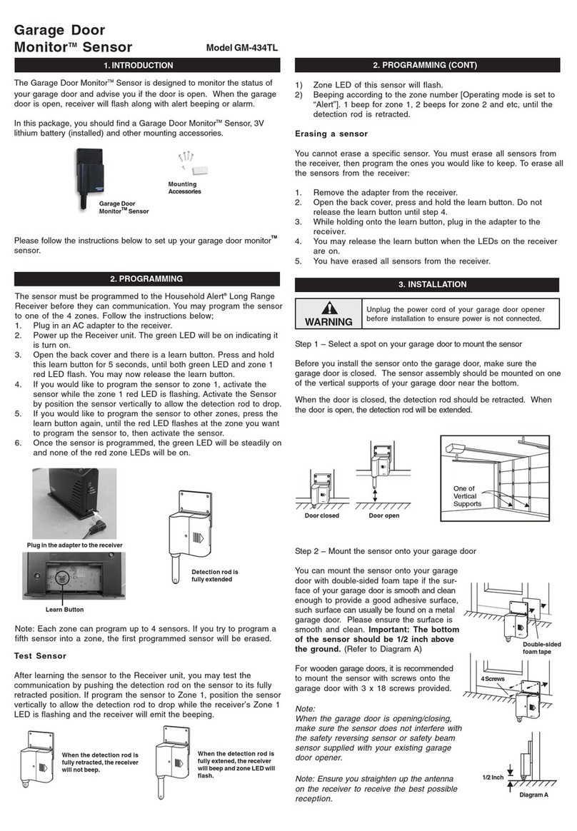 SkyLink Monitor GM-434TL Guide manual