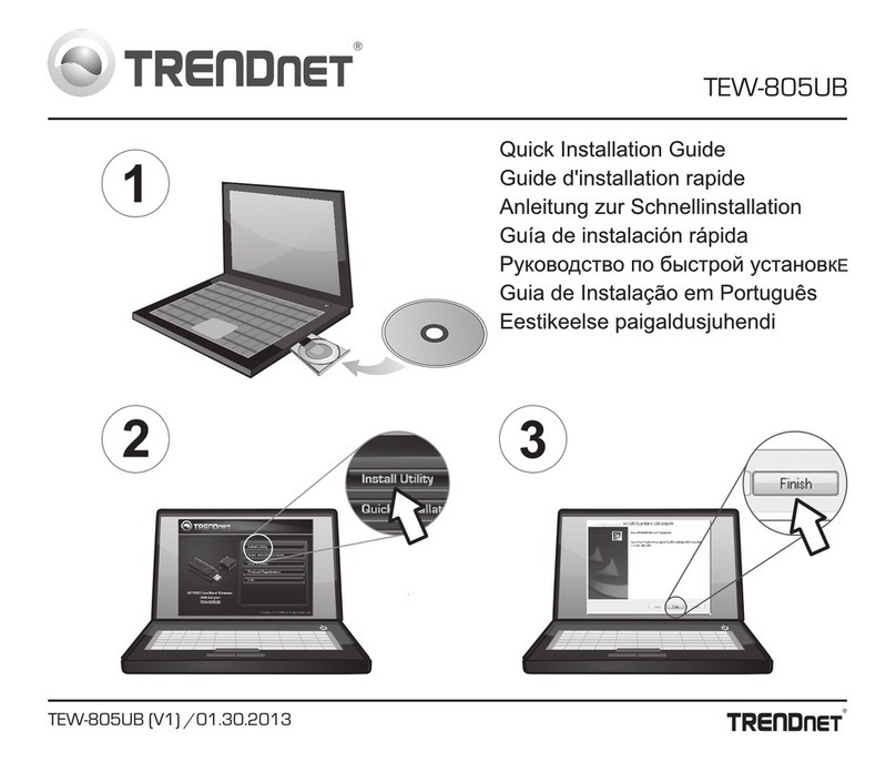 TRENDnet TEW-805UB User manual