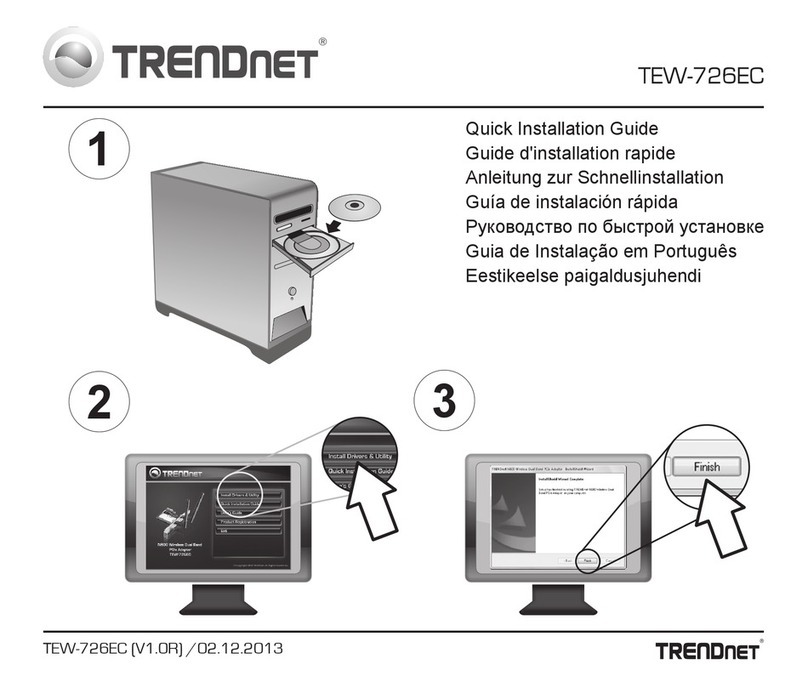 TRENDnet TEW-726EC Quick installation guide