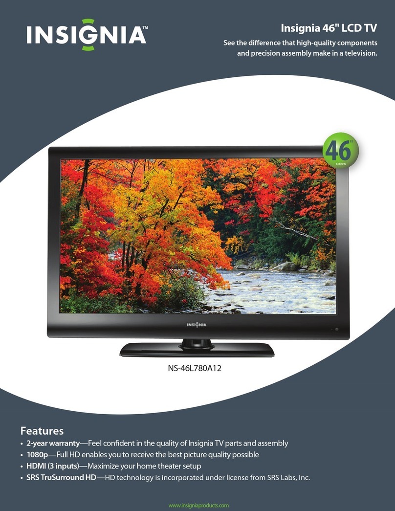 Insignia NS-46L780A12 User manual