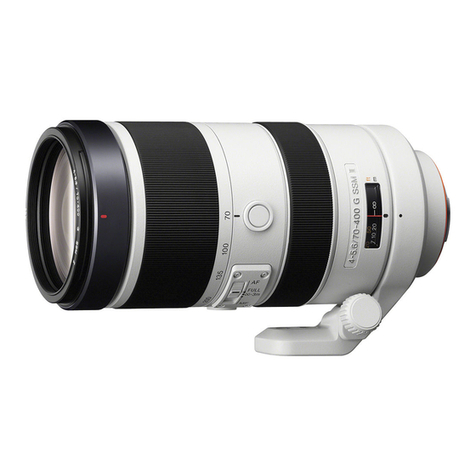 Sony SAL70400G2 Installation instructions manual
