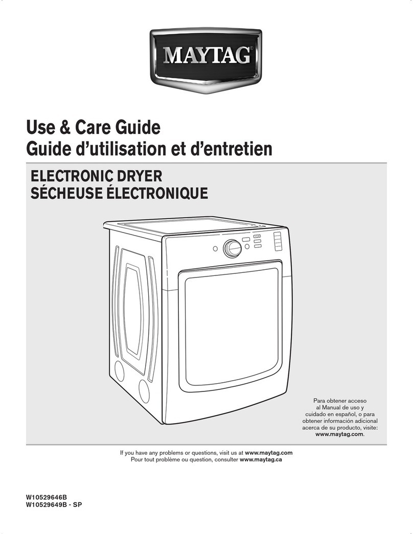 Maytag MGD3000BW User manual