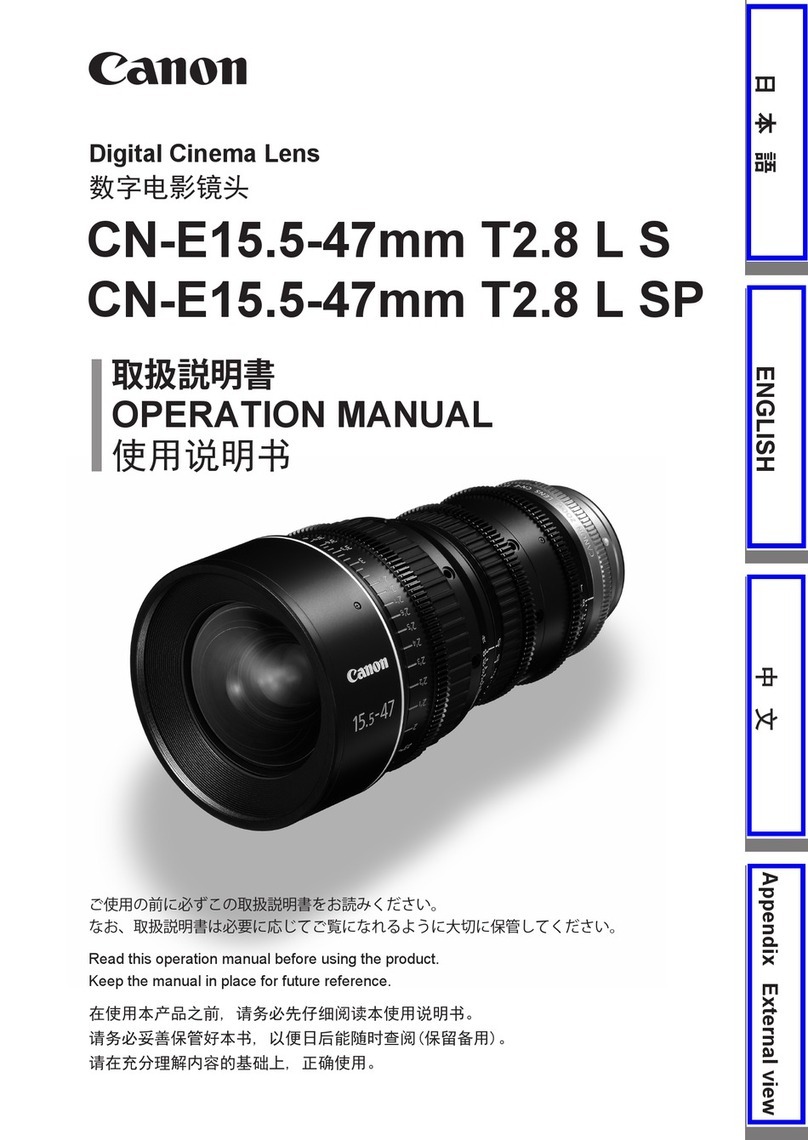 Canon CN-E15.5-47mm T2.8 L S Operation manual