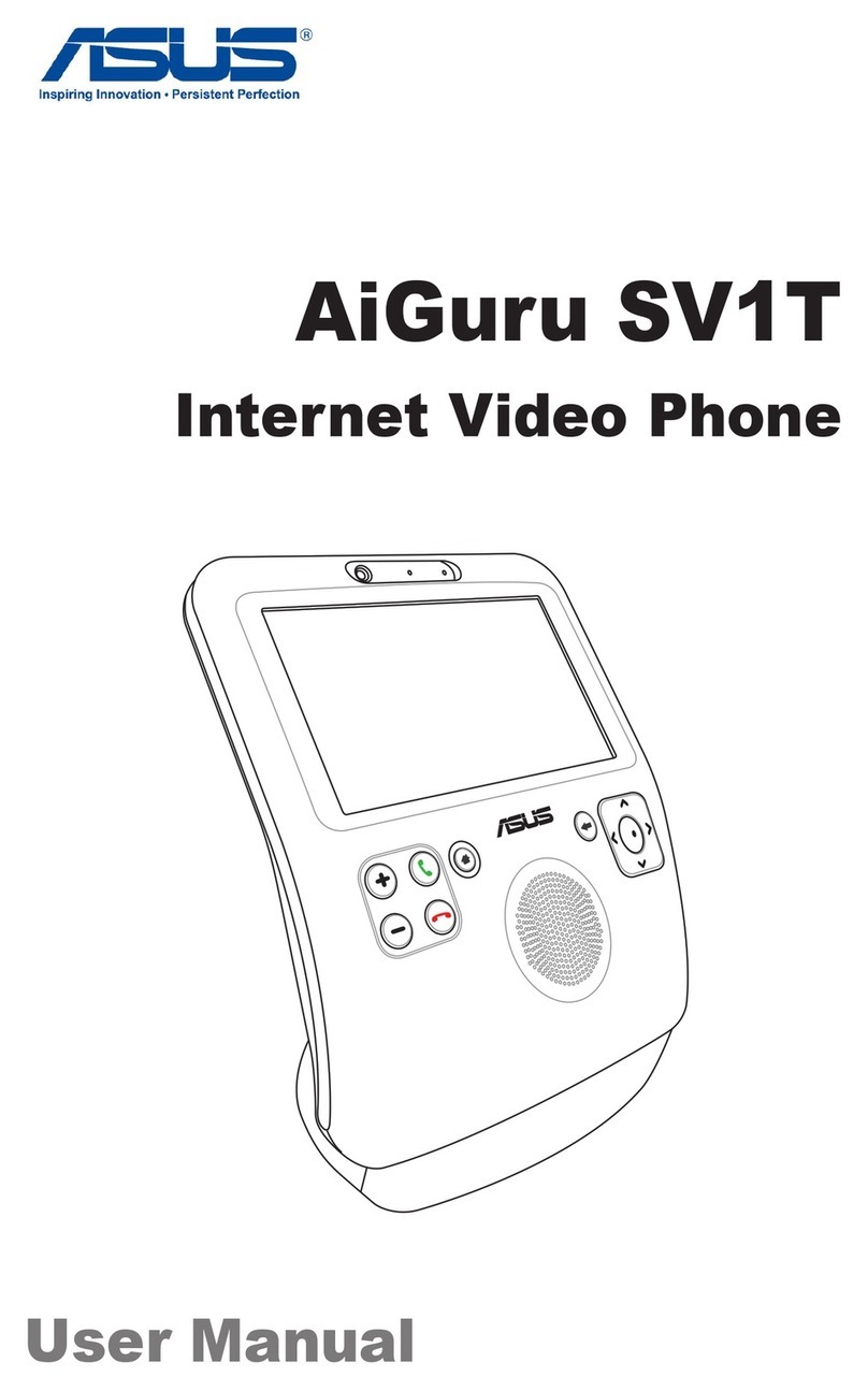Asus Eee Videophone AiGuru SV1T User manual