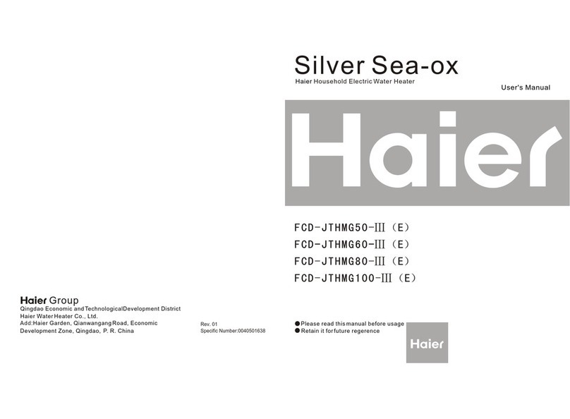 Haier FCD-JTMG50-III User manual