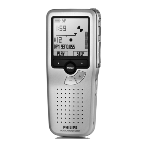 Philips LFH9370 - Digital Pocket Memo 9370 Voice... User manual Philips LFH9370 - Digital Pocket Memo 9370 Voice... User manual
