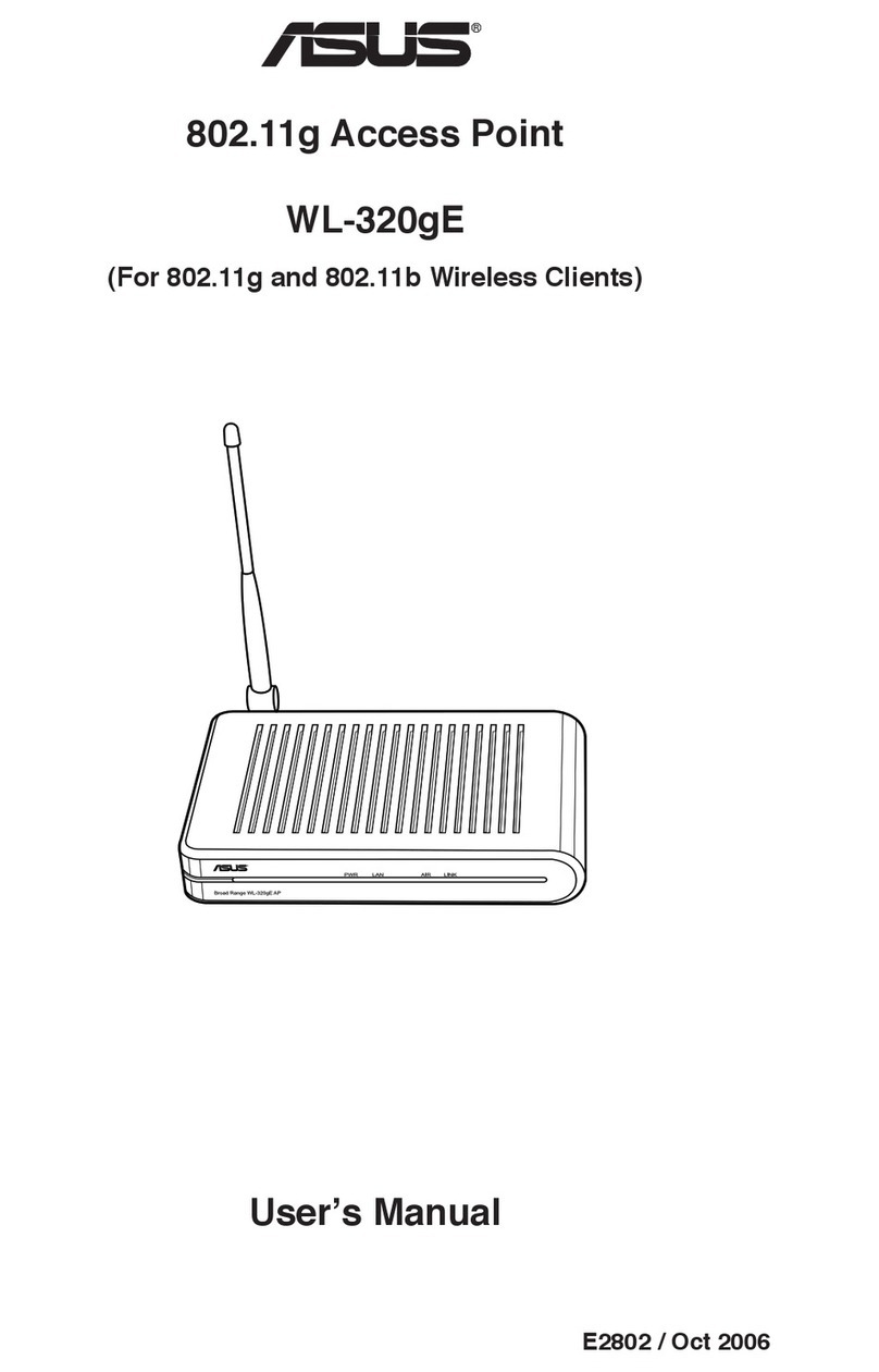 Asus WL-320gP - Wireless Access Point User manual