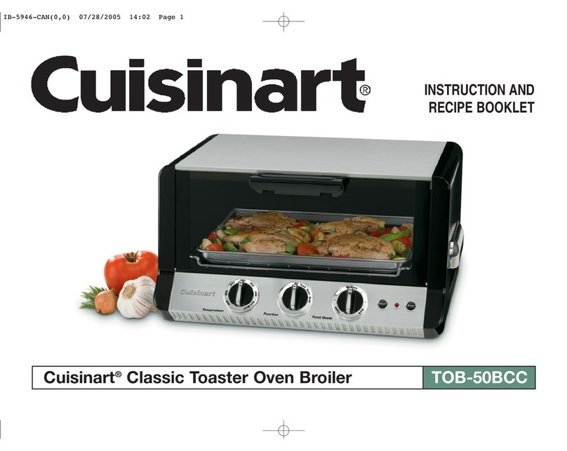 Cuisinart TOB-50BCC User manual
