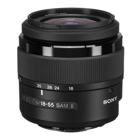 Sony SAL18552 instruction & operation manual
